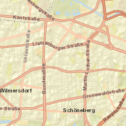 Wilmersdorf Street Map
