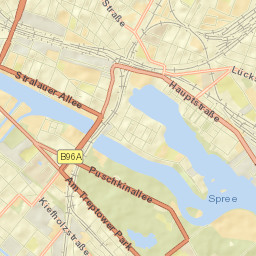 Alt-Treptow Street Map