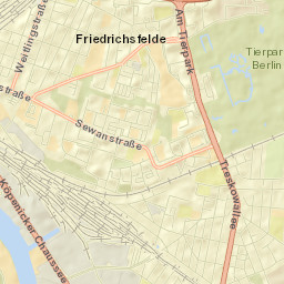 Karlshorst Street Map