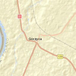 Górzyca Street Map