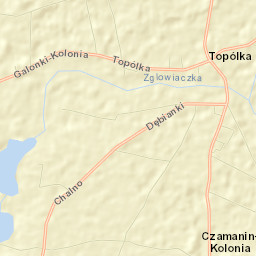 Topólka Street Map