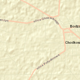 Bodzanów Street Map