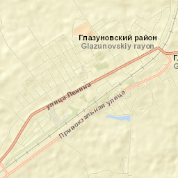 Glazunovka Street Map