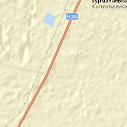 Kurmanayevka Street Map