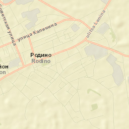 Rodino Street Map