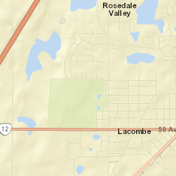 Lacombe Street Map