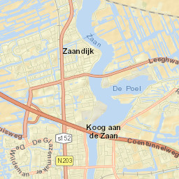 Koog aan de Zaan Street Map
