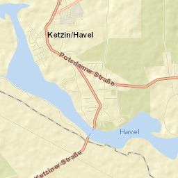 Ketzin Street Map