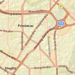 Friedenau Street Map