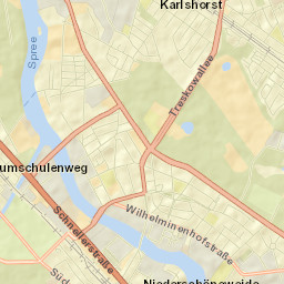Oberschöneweide Street Map
