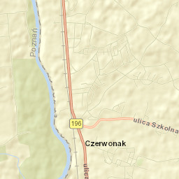 Czerwonak Street Map