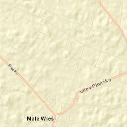 Mała Wieś Street Map