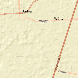 Jadów Street Map