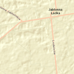 Jabłonna Lacka Street Map