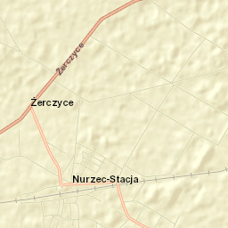 Nurzec-Stacja Street Map