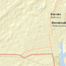 Bekovo Street Map