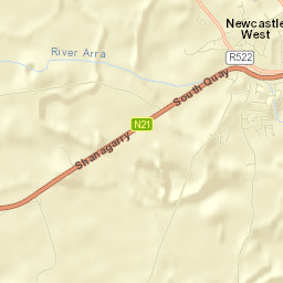 Newcastle West Street Map