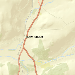 Bow Street Street Map