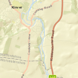 Kinvere Street Map