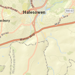 Halesowen Street Map