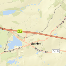Meriden Street Map