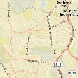 Keresley Street Map