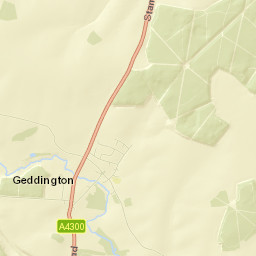 Geddington Street Map