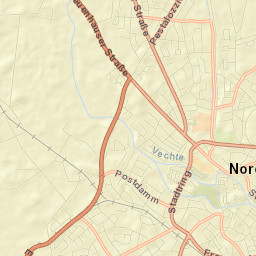 Nordhorn Street Map