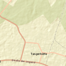 Tangerhütte Street Map