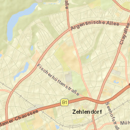 Zehlendorf Street Map