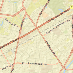 Lichterfelde Street Map