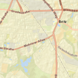 Britz Street Map
