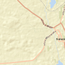 Sulęcin Street Map