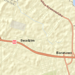 Baranowo Street Map