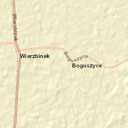 Wierzbinek Street Map