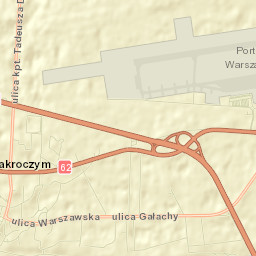 Zakroczym Street Map