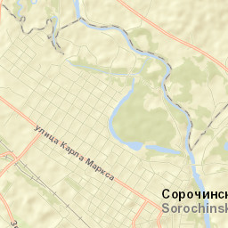 Sorochinsk Street Map