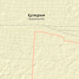 Qusmuryn Street Map