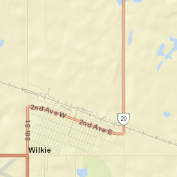 Wilkie Street Map