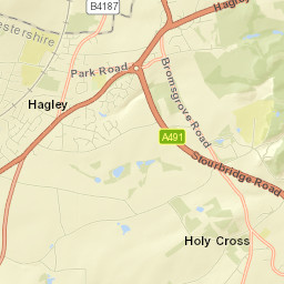 Hall Drive, Hagley, Worcestershire DY9, UK Street Map