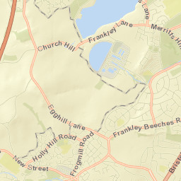 New Street, Rubery, Birmingham, West Street Map