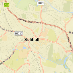 66 Silhill Hall Road, Solihull, West Midlands B91 Street Map