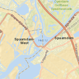 Spaarndam-West Street Map