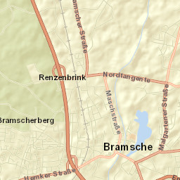 Bramsche Street Map