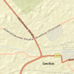 Genthin Street Map