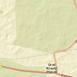 Groß Kreutz Street Map