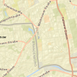 Teltow Street Map