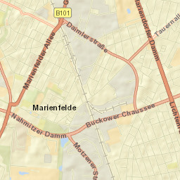 Marienfelde Street Map