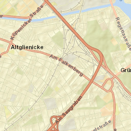 Altglienicke Street Map