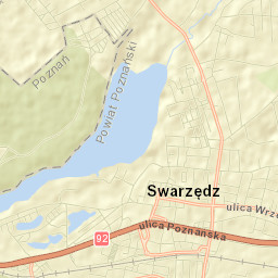 Swarzędz Street Map